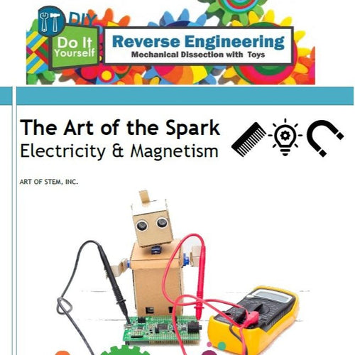 cover of Art of the Spark with boxy robot and multimeter