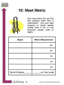 Mindbugs Activities:  Tape Measure Activity Guide DOWNLOAD
