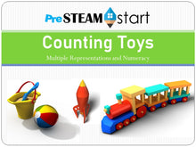Load image into Gallery viewer, PreK STEAM: Counting Toys Book (STEAMvestigation DOWNLOAD)
