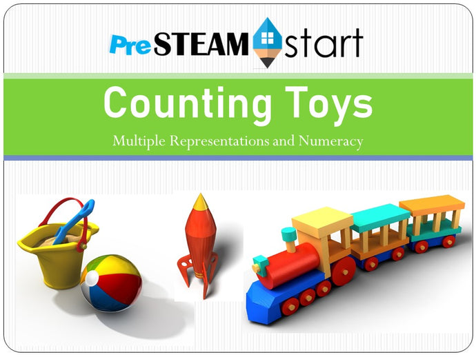 PreK STEAM: Counting Toys Book (STEAMvestigation DOWNLOAD)