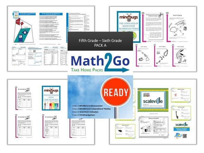 Math2Go Take Home Packs Grades 5-6 DOWNLOAD