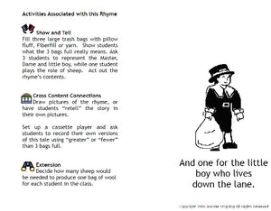 Rhythm & Rhyme Foldables_BAA BAA Black Sheep (STEAMvestigation DOWNLOAD)