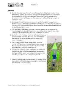 STEMvestigation: Newton's 3rd Law with Water Rockets DOWNLOAD